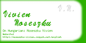 vivien moseszku business card